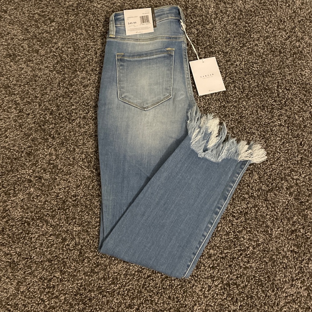 KanCan high rise ankle skinny jeans